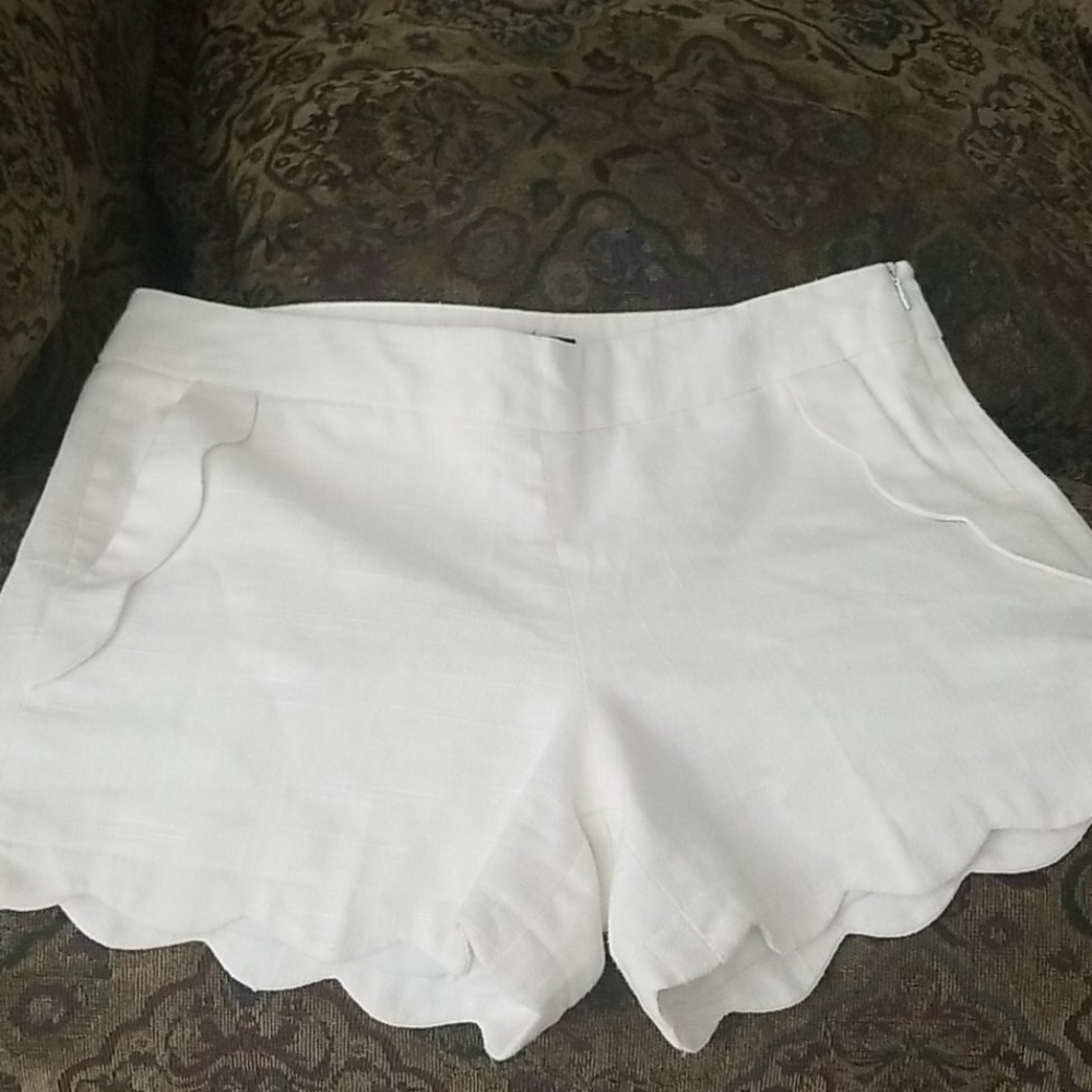 Cynthia Rowley scalloped shorts